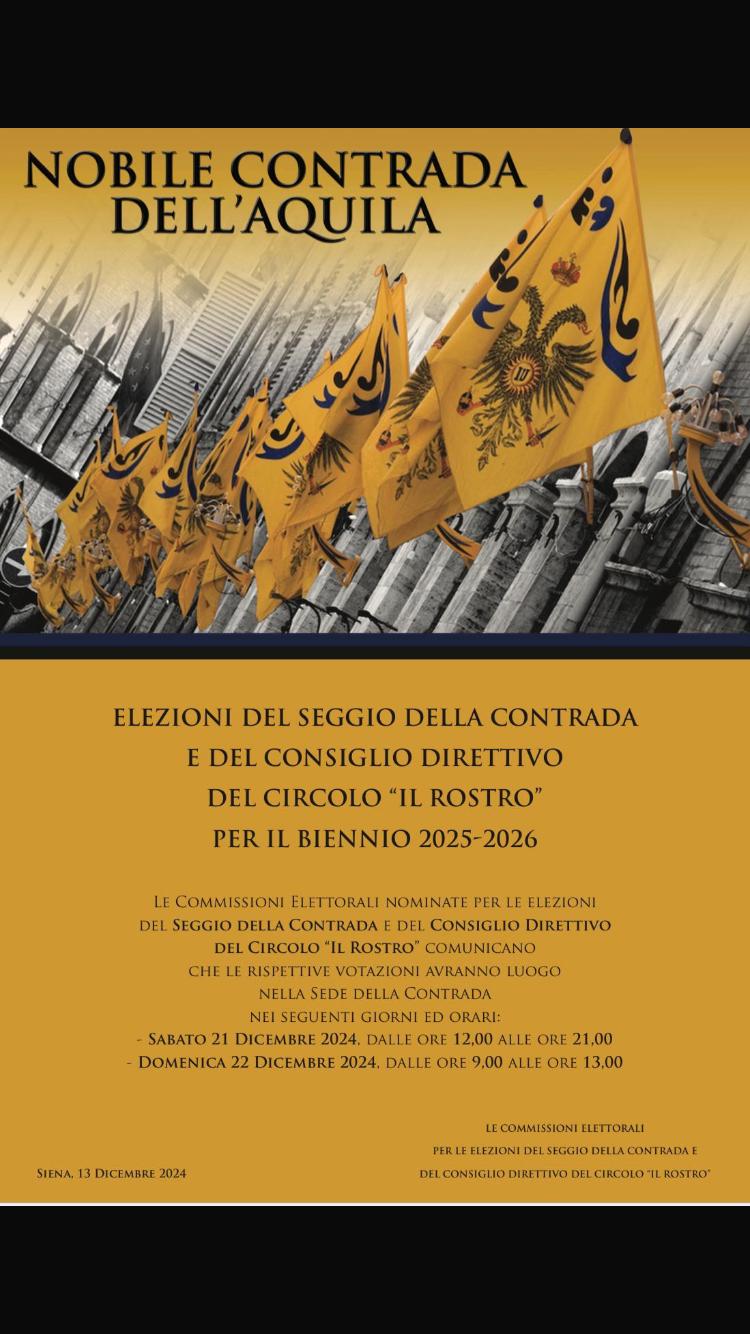 Elezioni biennio 2025/2026